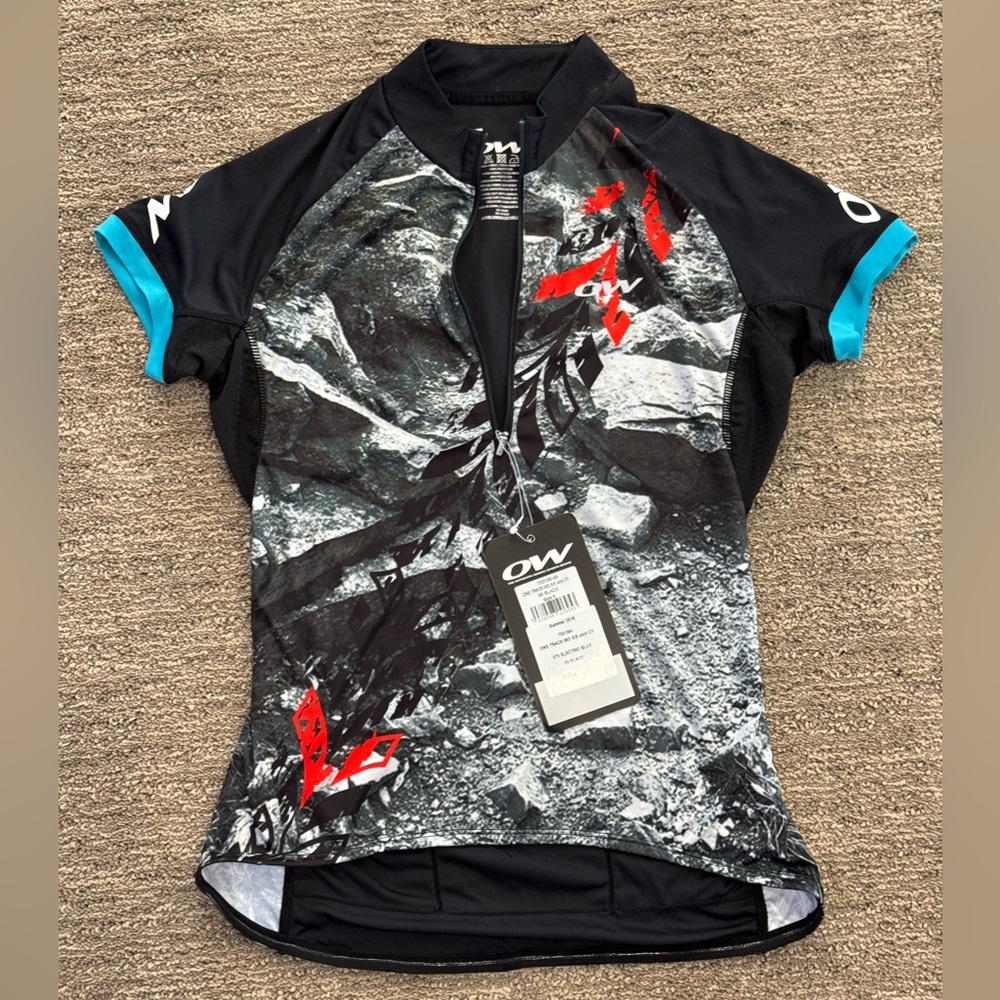 OW - One Way Women’s Short Sleeve Cycling Jersey S NWT